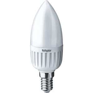 Лампа светодиодная 94 482 NLL-P-C37-5-230-4K-E14-FR 5Вт свеча 4000К нейтр. бел. E14 370лм 176-264В Navigator 94482