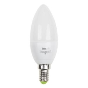 Лампа светодиодная PLED-ECO 5Вт C37 свеча матовая 4000К нейтр. бел. E14 400лм 230В 50Гц JazzWay 1036865A
