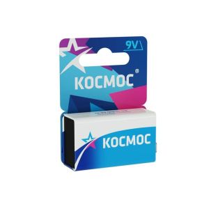 Элемент питания солевой «крона» 6F22 (блист.1шт) КОСМОС KOC6F221BL