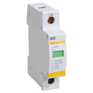 Ограничитель перенапряжения ОПС1-C 1P IEK MOP20-1-C