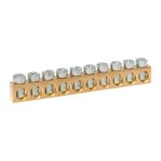 Шина PEN «ноль-земля» (6х9мм) 10 отв. для щитов Nova Unix Unix65 EKF nv-k10