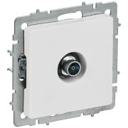 Розетка телевизионная оконечная TV СП BRITE РТВ11-0-БрАБ механизм арктич. бел. IEK BR-A10-O-K91