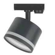 Светильник GX53 ОПТИМА GLASS TRACK серый c креплением 50*82 мм, 50 шт/кор