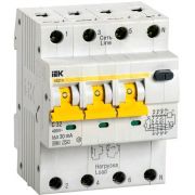 Выключатель автоматический дифференциального тока 4п (3P+N) C 32А 30мА тип A 6кА АВДТ-34 IEK MAD22-6-032-C-30