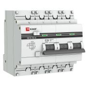 Выключатель автоматический дифференциального тока 4п C 16А 30мА тип AC 4.5кА АД-32 защита 270В электрон. PROxima EKF DA32-16-30-4P-pro