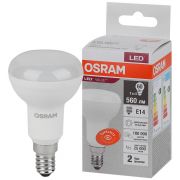 Лампа светодиодная LED Value LVR60 7SW/840 7Вт рефлектор матовая E14 230В 10х1 RU OSRAM 4058075581692