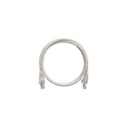 Патч-корд U/UTP 4 пары кат.5e (класс D) 100МГц 2хRJ45/8P8C BC (чистая медь) 24AWG (7х0.205мм) LSZH нг(А)-HFLTx сер. 2м NIKOMAX NMC-PC4UD55B-020-C-GY