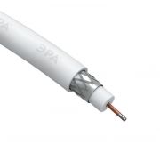 Кабель коаксиальный RG-6U CCS/(оплетка Al 64%) PVC 75Ом бел. SIMPLE (м) Эра Б0044597