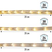 Шнур светодиодный Дюралайт фиксинг 2Вт 30LED/м бел. (уп.100м) Neon-Night 121-125-6