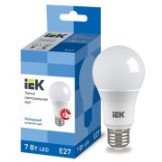 Лампа светодиодная ECO A60 7Вт грушевидная 230В 6500К E27 IEK LLE-A60-7-230-65-E27