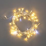 Гирлянда светодиодная «Нить» 20м 150LED тепл. бел. 3.4Вт 230В IP44 эффект мерцания провод прозр. Neon-Night 305-566