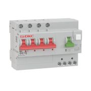 Выключатель автоматический дифференциального тока 4п (3P+N) C 10А 30мА тип A 6кА MDV63 YON MDV63-42C10-A
